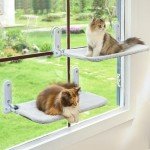 Foldable Cat Window Perch Hammock Bed Duo