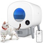 Automatic Self-Cleaning Litter Box for Multiple Cats