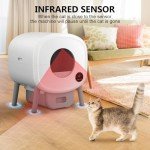Automatic Self-Cleaning Litter Box for Multiple Cats