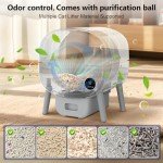 Automatic Self-Cleaning Litter Box for Multiple Cats