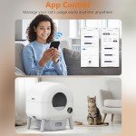 Automatic Self-Cleaning Litter Box for Multiple Cats
