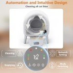 Automatic Self-Cleaning Litter Box for Multiple Cats