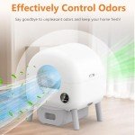 Automatic Self-Cleaning Litter Box for Multiple Cats