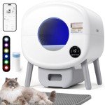 Extra Large Self-Cleaning Cat Litter Box