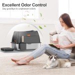 Extra Large Stainless Steel Litter Box with Lid