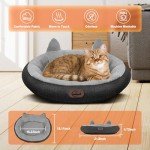 Cozy Heated Cat Bed with Timer & Temp Control