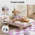 Elevated Cat Couch Bed with Washable Cover