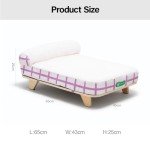 Elevated Cat Couch Bed with Washable Cover