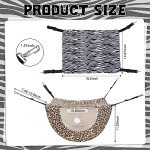 Cozy Double Layer Cat Hammock Bed - Leopard