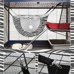 Cozy Double Layer Cat Hammock Bed - Leopard