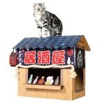 Cozy Cardboard Cat Beds with Scratchers and Cave