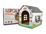 ASPCA Cat Hideaway Playhouse with Scratching Pad