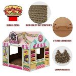 SEKAM Cat House & Scratcher Donut Shop