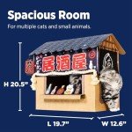 Cozy Cardboard Cat Beds with Scratchers and Cave
