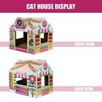 SEKAM Cat House & Scratcher Donut Shop