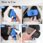 Self-Cleaning Slicker Brush for Cats & Dogs