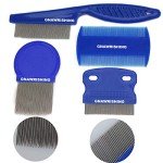 GNAWRISHING 4-Piece Cat and Dog Grooming Comb Set