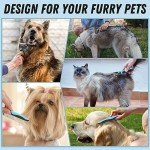 Docrok Blue Grooming Set for Cats and Dogs
