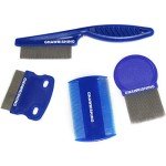 GNAWRISHING 4-Piece Cat and Dog Grooming Comb Set