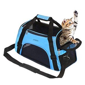 JMOON Foldable Airline Approved Cat Carrier Bag