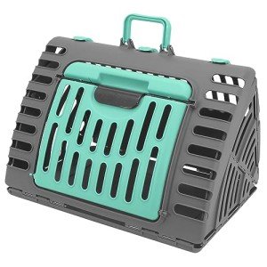 Collapsible Travel Cat Carrier with Waterproof Bed