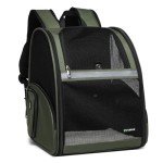 Airline-Approved Cat Backpack Carrier - Dark Green