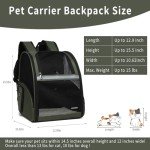 Airline-Approved Cat Backpack Carrier - Dark Green