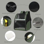 Airline-Approved Cat Backpack Carrier - Dark Green