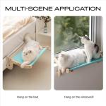 Cat Window Perch Bed with No Drilling/Suction Cup