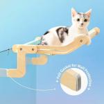 Cat Window Perch Bed with No Drilling/Suction Cup