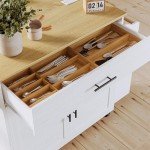 Rolling Kitchen Island with Storage and Drop Leaf