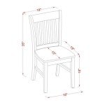 7-Piece Black & Cherry Dining Room Set