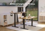 Claiks Adjustable Height Electric Standing Desk - 24x48 Inches
