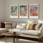 Colorful Matisse Wall Art Set – 3 Pieces