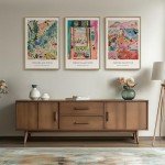 Colorful Matisse Wall Art Set – 3 Pieces