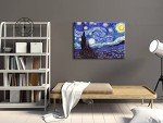 Van Gogh Starry Night Abstract Canvas Wall Art