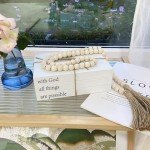 Rustic White Faux Books for Home Decor