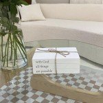 Rustic White Faux Books for Home Decor