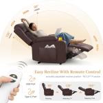 Yolsali Electric Power Oversized Recliner Chair with Massage