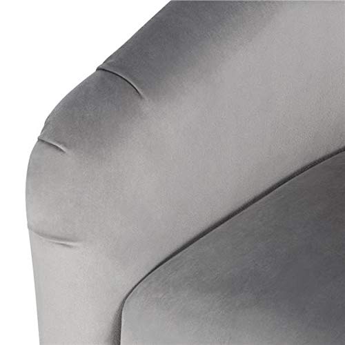 Velvet Tufted Living Room Chairs, Set of 2