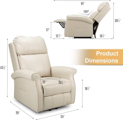 Esright Electric Power Lift Recliner Chair, Elderly Massage