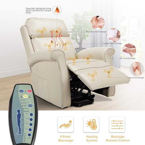 Esright Electric Power Lift Recliner Chair, Elderly Massage