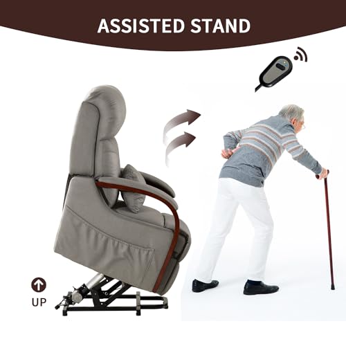 Zenosyne Power Lift Recliner Chair for Elderly, Waterproof