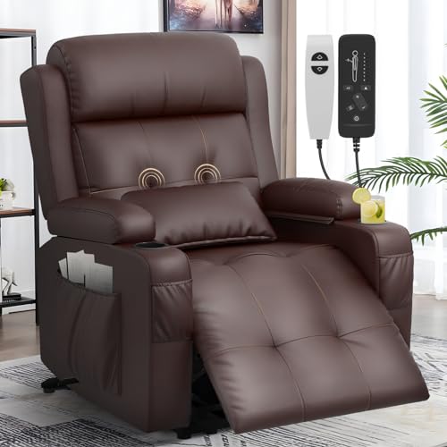 Yolsali Electric Power Oversized Recliner Chair with Massage