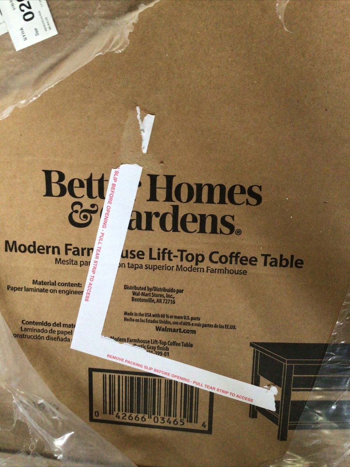 Farmhouse Modern Lift-Top Coffee Table