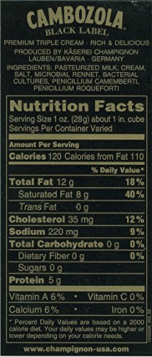 Cambozola Black Label (1 pound) by Gourmet-Food