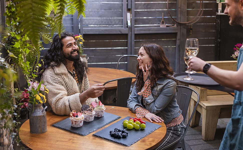 Large Slate Cheese Boards with Chalks - Set of 2