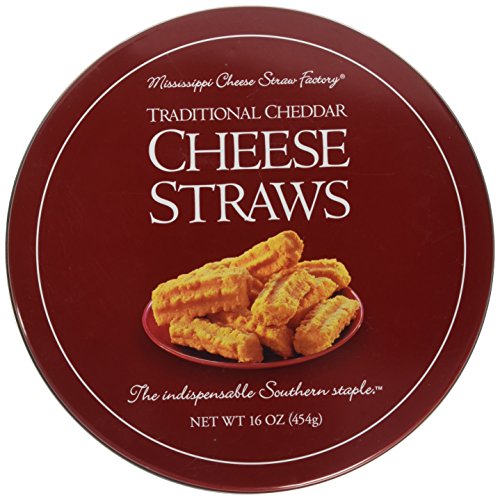 Cheddar Cheese Straws in Tin - 16oz