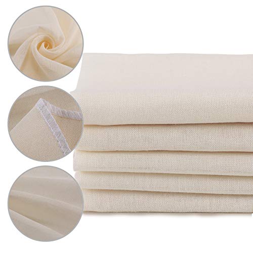 5 Pack of 100% Cotton Cheesecloth