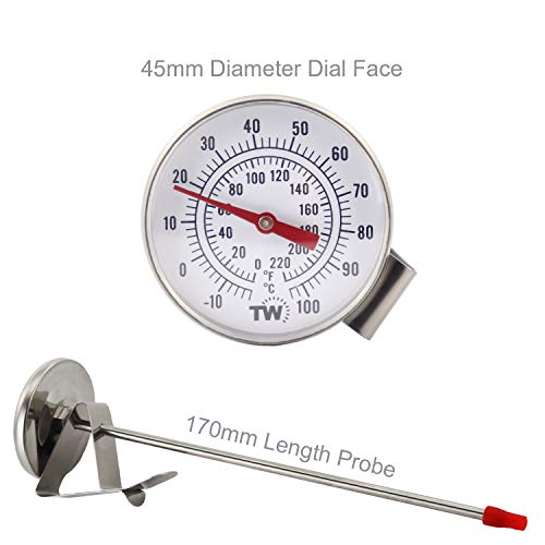 Cheese & Coffee Milk Thermometer - 170 mm Probe